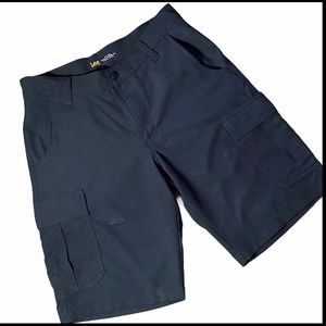 Lee Men's Black Cargo Essential Shorts